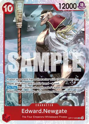 (OP17-005) Edward.Newgate (005) - The World's Strongest Warriors - Foil