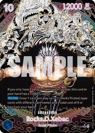 (OP17-118) Rocks.D.Xebec (118) (Super Alternate Art) - The World's Strongest Warriors - Foil