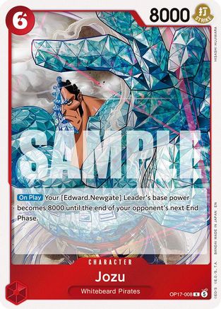 (OP17-008) Jozu - The World's Strongest Warriors - Foil