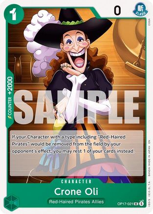 (OP17-021) Crone Oil - The World's Strongest Warriors - Normal