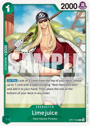 (OP17-032) Limejuice - The World's Strongest Warriors - Foil