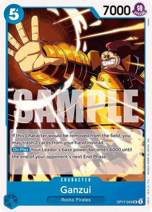 (OP17-043) Ganzui - The World's Strongest Warriors - Normal