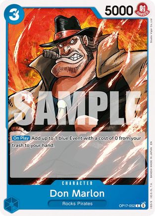 (OP17-052) Don Marlon - The World's Strongest Warriors - Normal