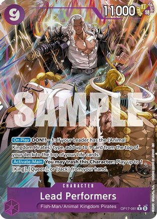 (OP17-061) Lead Performers (Alternate Art) - The World's Strongest Warriors - Foil