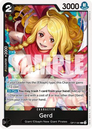 (OP17-081) Gerd - The World's Strongest Warriors - Foil