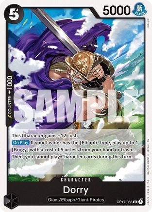 (OP17-085) Dorry - The World's Strongest Warriors - Normal