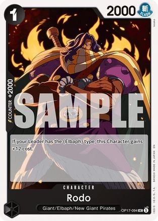 (OP17-094) Rodo - The World's Strongest Warriors - Normal