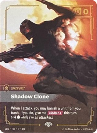(T05 // T06) Shadow Clone // Tentacle (Full Art) - Vendetta Foil