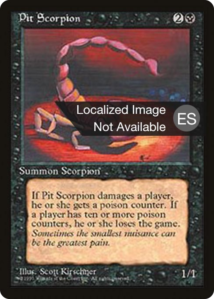 Pit Scorpion (4BB-153) - Fourth Edition Foreign Black Border