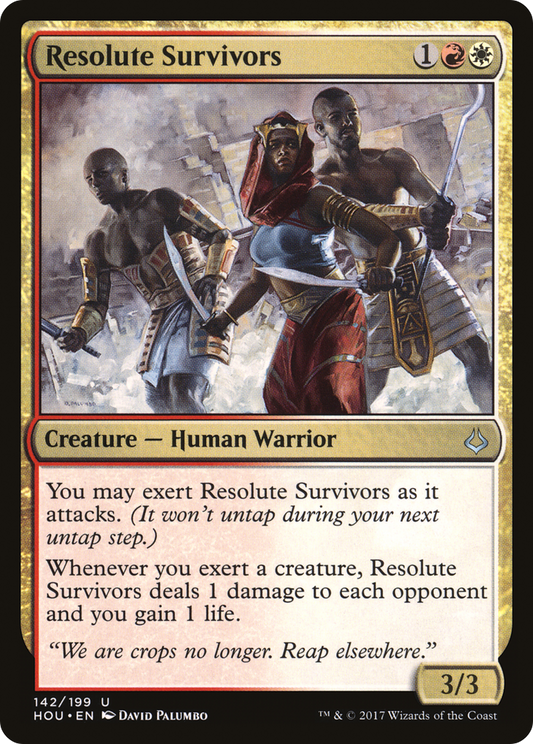 Resolute Survivors (HOU-142) - Hour of Devastation Foil