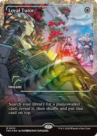 Loyal Tutor (Showcase) (Fracture Foil) (FRA-414) - Reality Fracture Foil