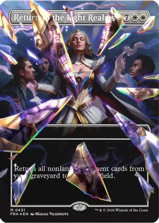 Return to the Light Realms (Borderless) (Facet Foil) (0415) (FRA-451) - Reality Fracture Foil