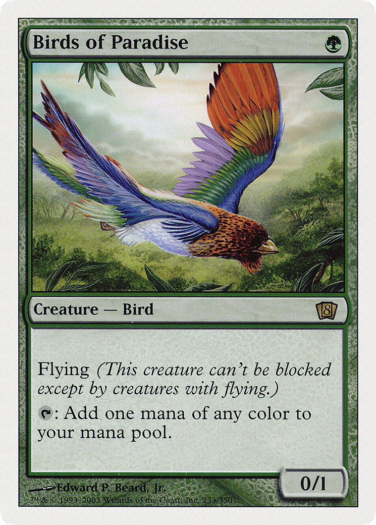 Birds of Paradise (8ED-233) - Eighth Edition