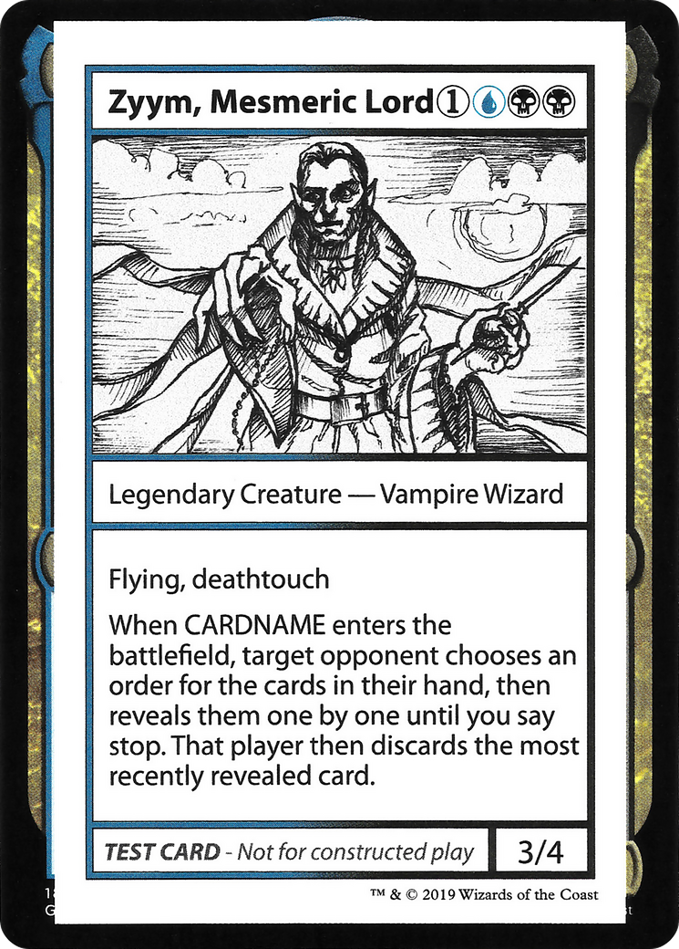 Zyym, Mesmeric Lord (CMB2-104) - Mystery Booster Playtest Cards 2021