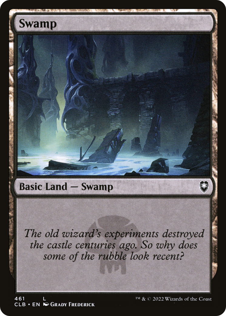 Swamp (CLB-461) - Commander Legends: Battle for Baldur's Gate Foil