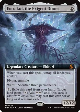 Emrakul, the Exigent Doom (Extended Art) (FRA-423) [Reality Fracture]