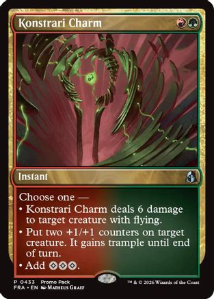 Konstrari Charm (PPFRA-433) [Promo Pack: Reality Fracture] Foil