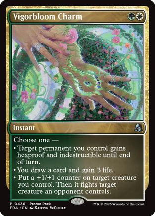 Vigorbloom Charm (PPFRA-436) [Promo Pack: Reality Fracture]