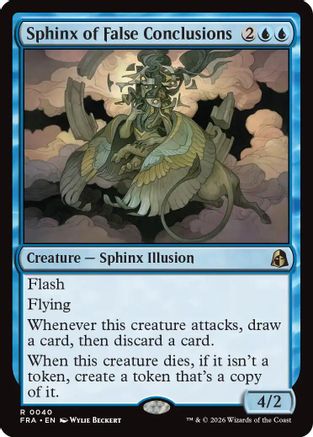 Sphinx of False Conclusions (FRA-040) - Reality Fracture Foil