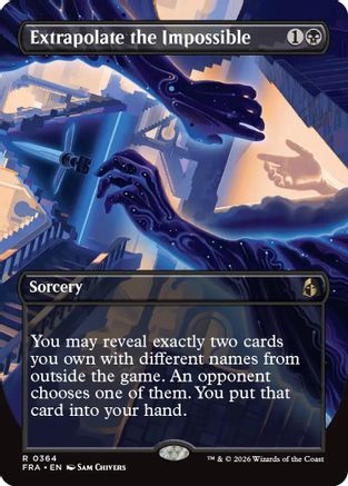 Extrapolate the Impossible (Borderless) (FRA-364) [Reality Fracture] Foil