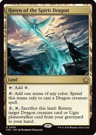 Haven of the Spirit Dragon (FDC-304) [Commander: Foundations]