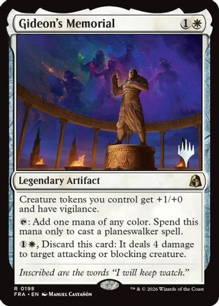 Gideon's Memorial (PPFRA-198) [Promo Pack: Reality Fracture]