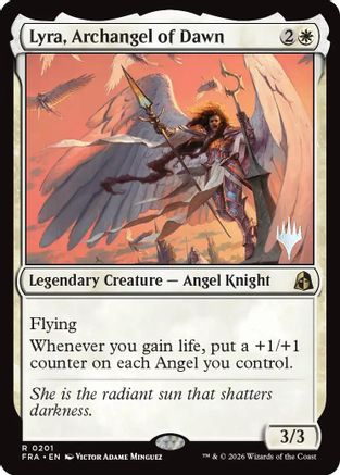 Lyra, Archangel of Dawn (PPFRA-201) [Promo Pack: Reality Fracture]