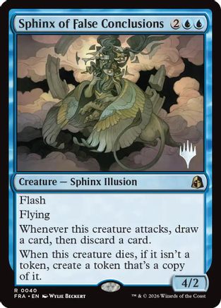 Sphinx of False Conclusions (PPFRA-040) [Promo Pack: Reality Fracture] Foil