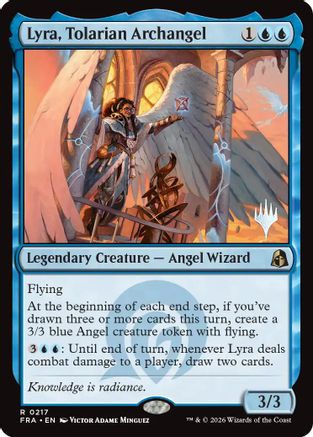 Lyra, Tolarian Archangel (PPFRA-217) [Promo Pack: Reality Fracture]