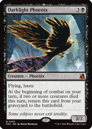 Darklight Phoenix (PPFRA-053) [Promo Pack: Reality Fracture]