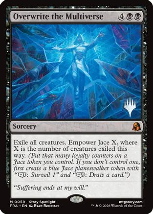Overwrite the Multiverse (PPFRA-059) [Promo Pack: Reality Fracture] Foil