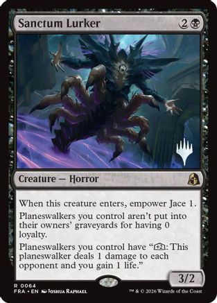 Sanctum Lurker (PPFRA-064) [Promo Pack: Reality Fracture] Foil