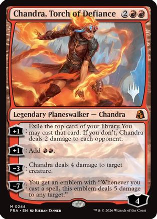 Chandra, Torch of Defiance (PPFRA-244) [Promo Pack: Reality Fracture]