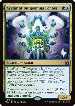 Avatar of Burgeoning Echoes (PPFRA-122) [Promo Pack: Reality Fracture]