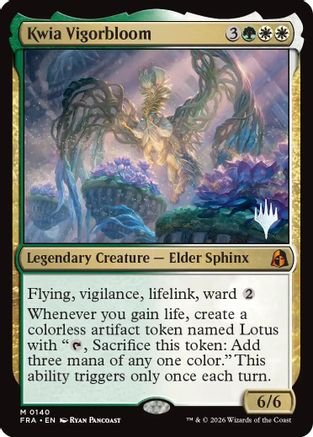 Kwia Vigorbloom (PPFRA-140) [Promo Pack: Reality Fracture] Foil