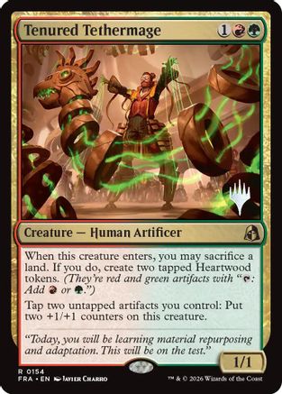 Tenured Tethermage (PPFRA-154) [Promo Pack: Reality Fracture] Foil