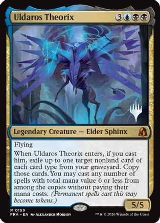 Uldaros Theorix (PPFRA-159) [Promo Pack: Reality Fracture]