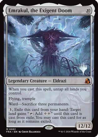 Emrakul, the Exigent Doom (PPFRA-001) [Promo Pack: Reality Fracture]