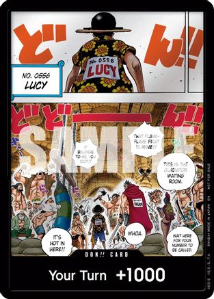 DON!! Card (Flame-Flame Fruit Coliseum) - One Piece Promotion Cards - Foil