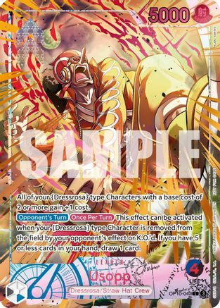(OP10-042) Usopp (Flame-Flame Fruit Coliseum) - One Piece Promotion Cards - Foil