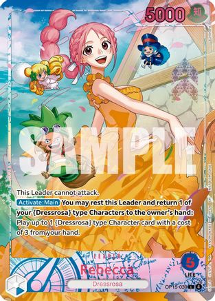 (OP15-039) Rebecca (Flame-Flame Fruit Coliseum) - One Piece Promotion Cards - Foil