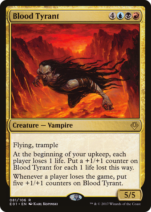 Blood Tyrant (E01-081) - Archenemy: Nicol Bolas