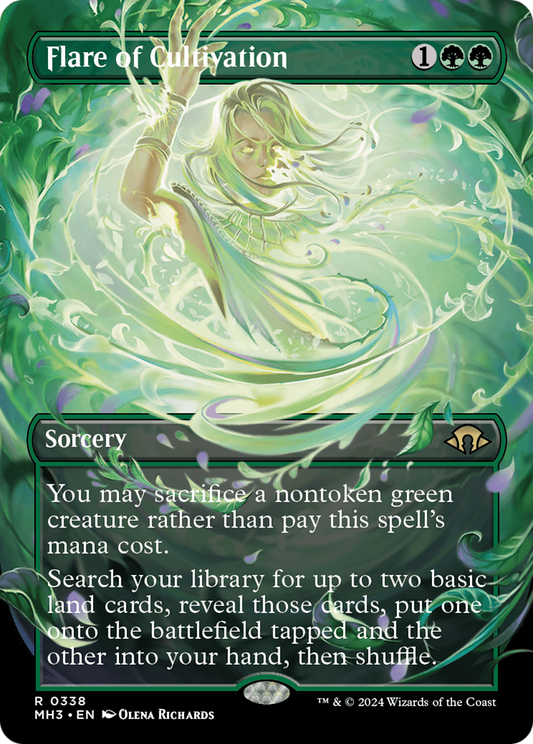 Flare of Cultivation (Borderless) (MH3-338) - Modern Horizons 3 (Borderless)