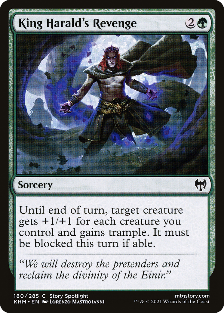 King Harald's Revenge  (KHM-180) - Kaldheim Foil