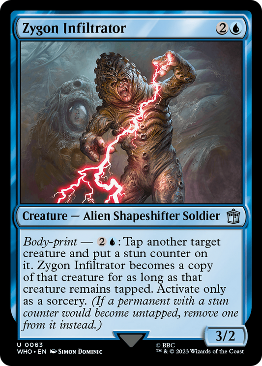 Zygon Infiltrator (WHO-063) - Doctor Who Foil