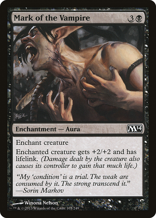 Mark of the Vampire (M14-105) - Magic 2014 Foil