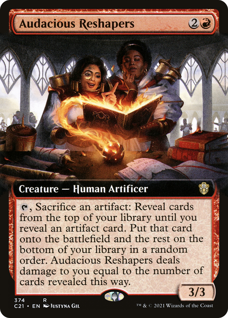 Audacious Reshapers (C21-374) - Commander 2021: (Extended Art)