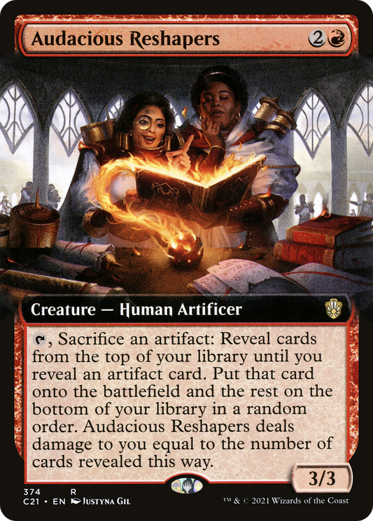 Audacious Reshapers (C21-374) - Commander 2021: (Extended Art)