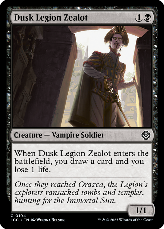 Dusk Legion Zealot (LCC-194) - The Lost Caverns of Ixalan Commander