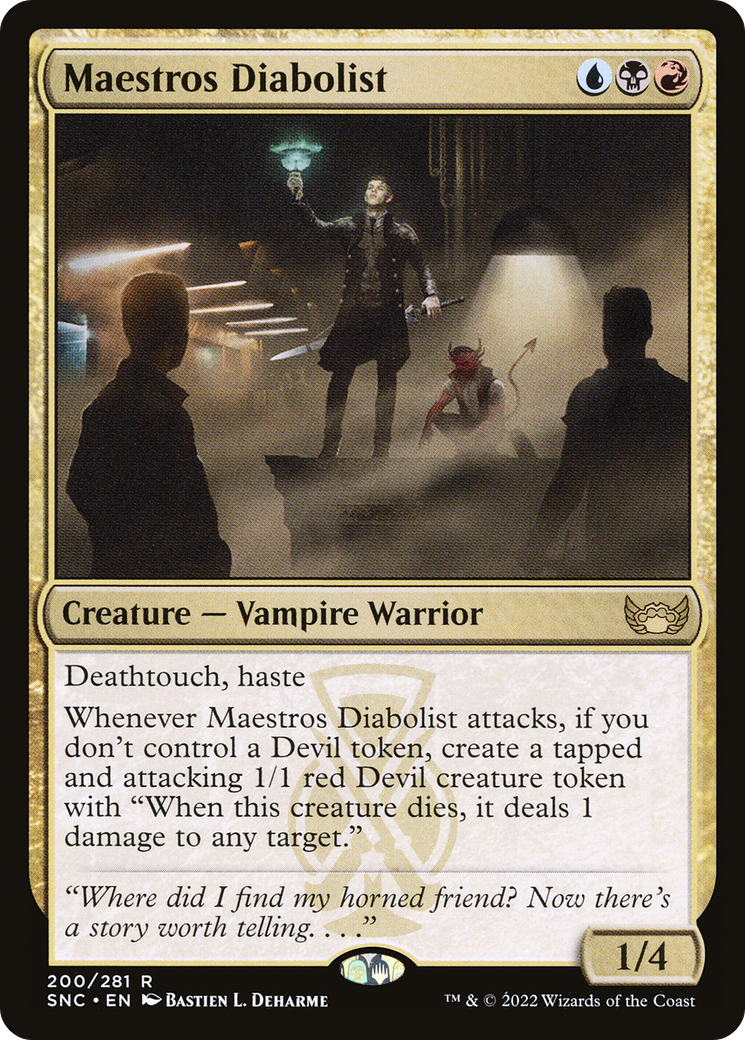 Maestros Diabolist  (SNC-200) - Streets of New Capenna Foil